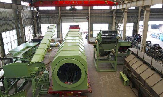 无轴滚筒筛,垃圾滚筒筛分设备